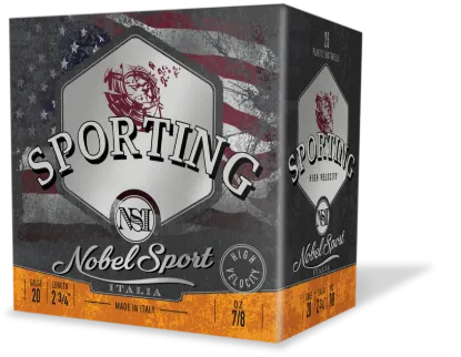 Picture of Nobel Sport 20ga 2.75" #8 Lead 7/8oz 1275FPS ANS20SC8 